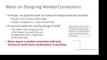 CE 414 Lecture 23:  Welded Connection Design (2022.03.04)
