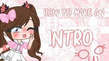 •{ How to make an intro in capcut!|•|read description for informations }•