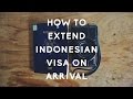 How to Extend Indonesian Visa On Arrival in Bali (60 Days Total)