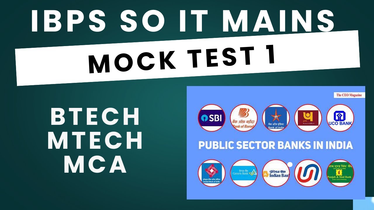 ibps so it mains mock test 1