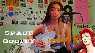 Video thumbnail of "space oddity by david bowie cover"