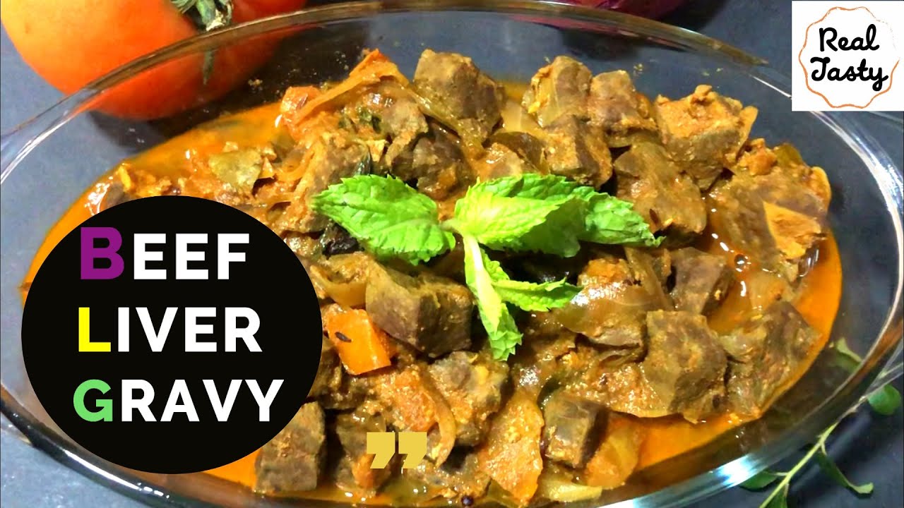 Beef Liver Gravy Sri Lankan Spicy Beef Liver Recipe Beef Liver Side dish for Rice YouTube