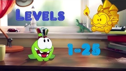 Cut The Rope Experiments Rocket Science Levels 1 - 25 Three Stars Walkthrough