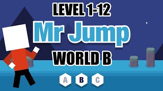Mr Jump - World B Complete Level 1-12 | Walkthrough iOS 2016 screenshot 4