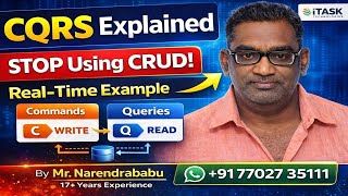 CQRS Pattern in ASP.NET Core | Command Query Responsibility Segregation Explained By Mr.Narendrababu