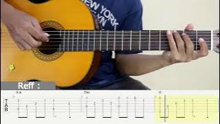 Ayat Ayat Cinta - Rossa - Fingerstyle Guitar Cover - Tutorial TAB.