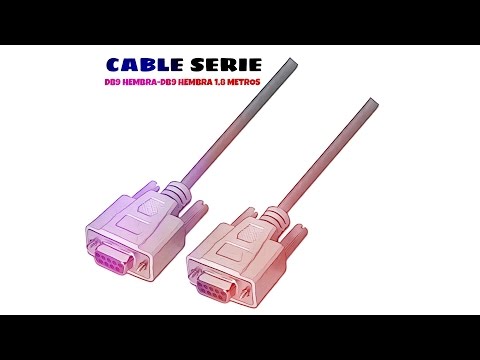 Video de Cable serie null modem DB9 hembra -DB9 hembra 1.8 M Beige