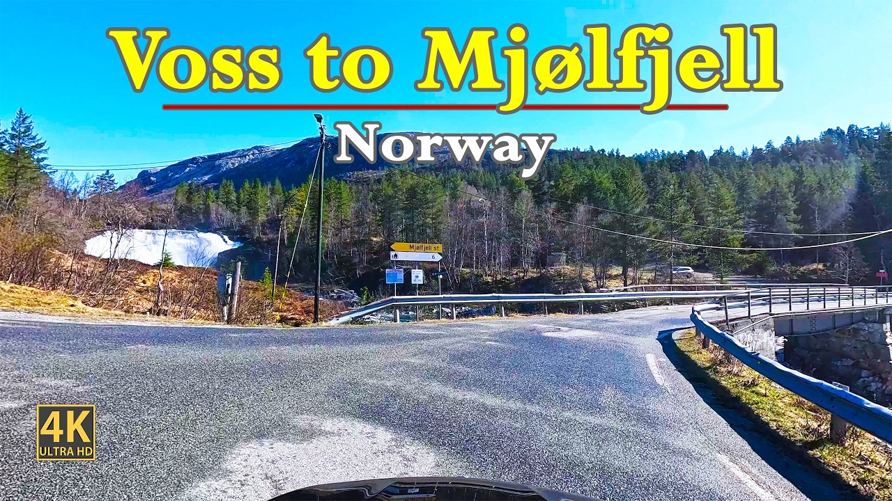 Driving Voss to Mjølfjell In Norway 🇳🇴 | Scenic Road Trip In Stunning 4K | POV Driving