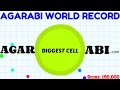 AGARABI NEW WORLD RECORD! (190,000+) - Agar.io/Agarabi
