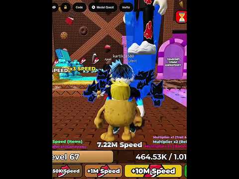 I Secretly CHEATED… Aloo Never Saw It Coming! 😈 in +1 speed Keyboard escape  #shorts #roblox