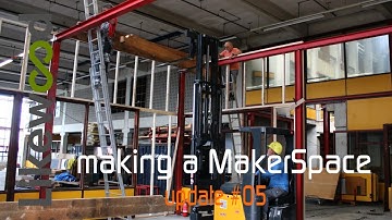 Making the fablab area in the new makerspace | update #05