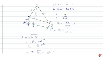 P and Q are points on the sides AB and AC of a ABC such that BP = CQ  = x cm, PA = 6cm, AQ = ...