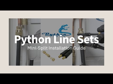Python Line Sets - Mini-Split Installation