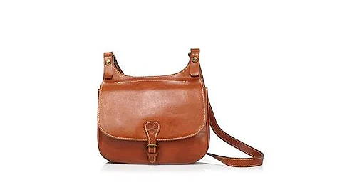 Patricia Nash London Leather Saddle Bag