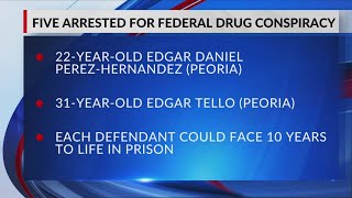 5 arrested for federal drug conspiracy