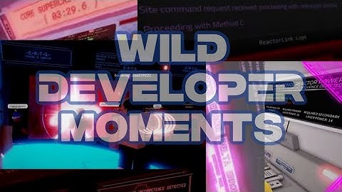 Wildest Developer moments [UO INCLUDED] | A Core Game [Roblox]