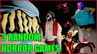Zombie Santa, Boney Santa, Spider Santa 3 Random Horror Games Christmas Edition