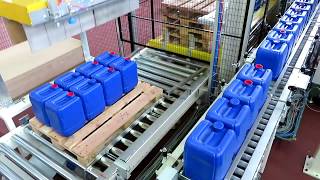 LITA Palletising Systems - Gantry Style Robot Palletizer ROBODUE for Jerrycans