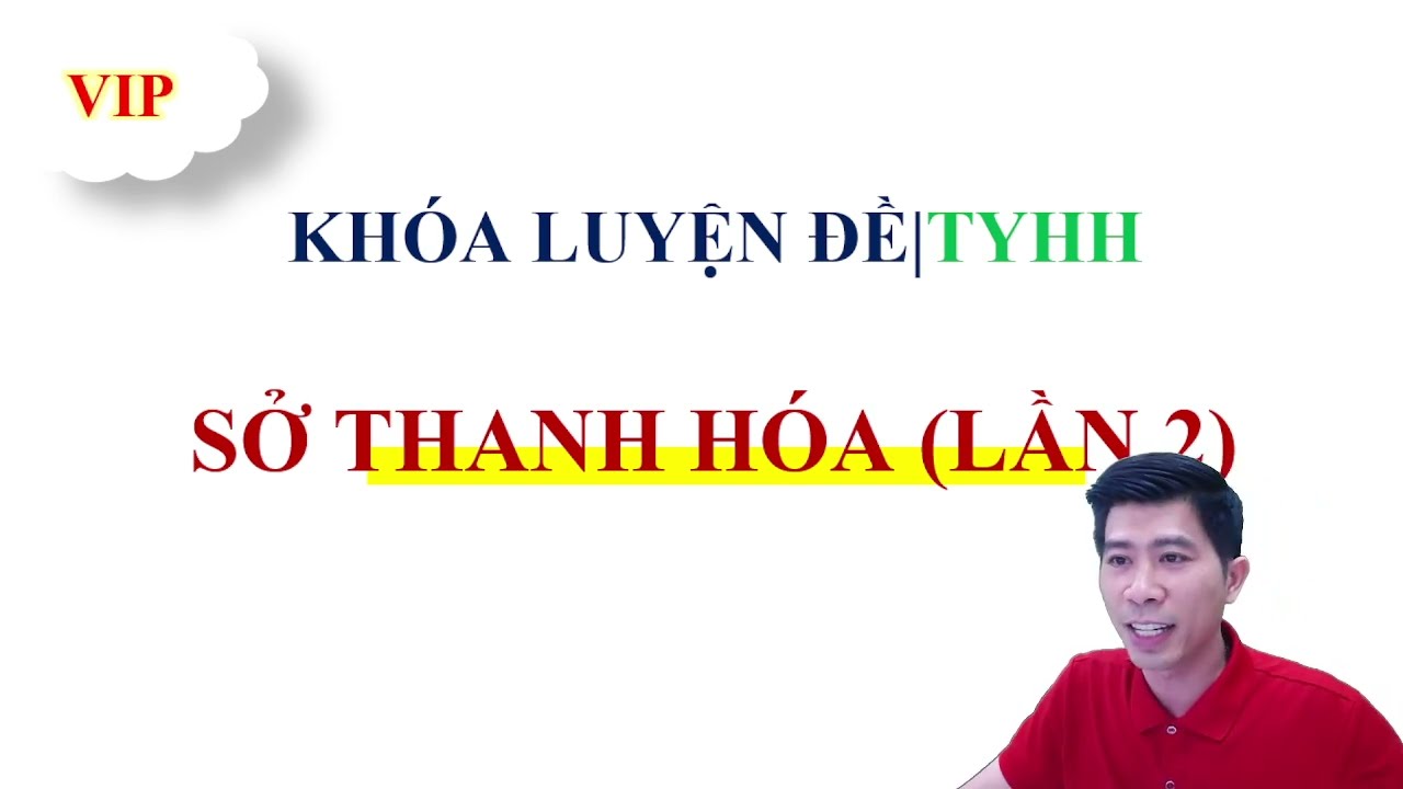 ĐỀ THI THỬ SỞ THANH HÓA (LẦN 2) - MÔN HÓA
