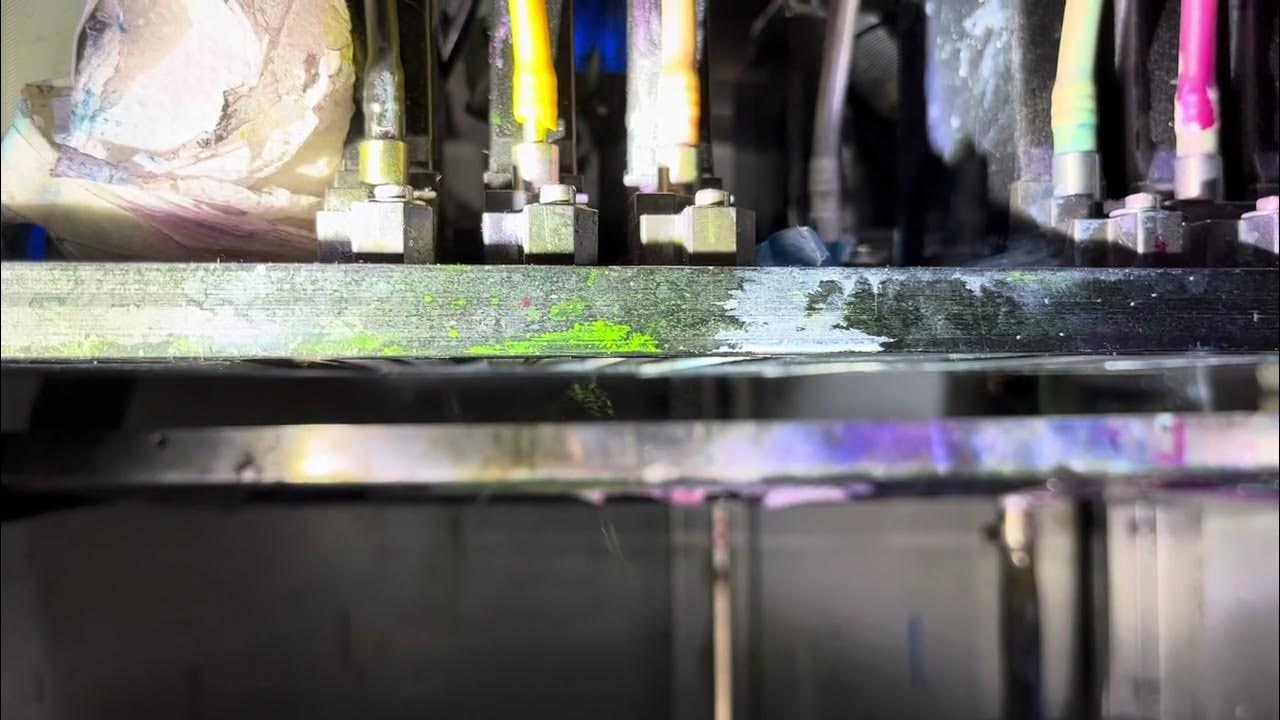uv printer jetting ink at home idle YouTube