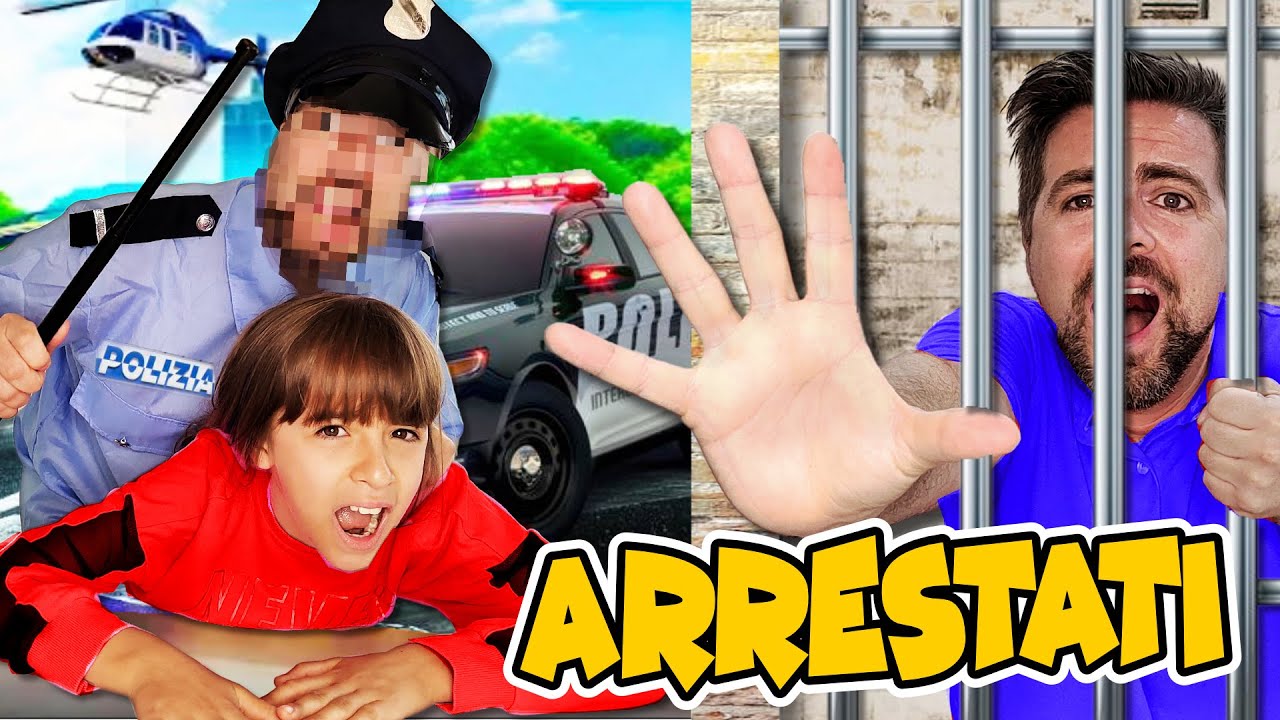 LETIZIA LADRO È STATA ARRESTATA CON PAPÀ NIKO DALLA POLIZIA E VA IN PRIGIONE HA RUBATO UN GIOCO