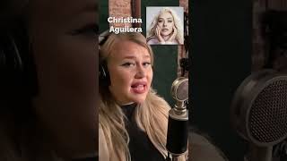 1 girl 25 voices: Kelly Clarkson, Christina Aguilera, Selena Gomez