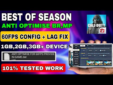 COD MOBILE Increase Your FPS (60FPS) Lag Fix 2023 | Codm Config