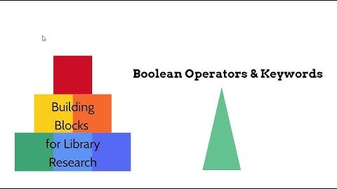 Boolean Operators