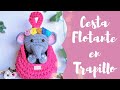 🧺🧶CESTA FLOTANTE EN TRAPILLO 😱 (paso a paso) - Tamatin Crochet