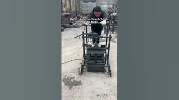 manual hollow block making machine Philippines #brickwork #cement block making machine