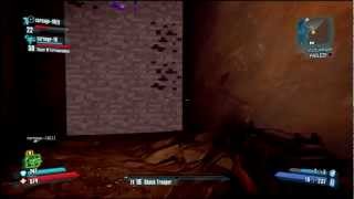 Borderlands 2 - Minecraft Easter Egg! WITH CREEPERS!