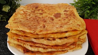 محاجب الشكشوكة والجبن  / Mhadjeb farci au fromage et chekchouka