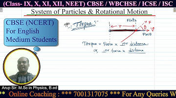 Torque - Moment of Force - Turning Effect of an Object / From the Basics with ARUP SHIT sir