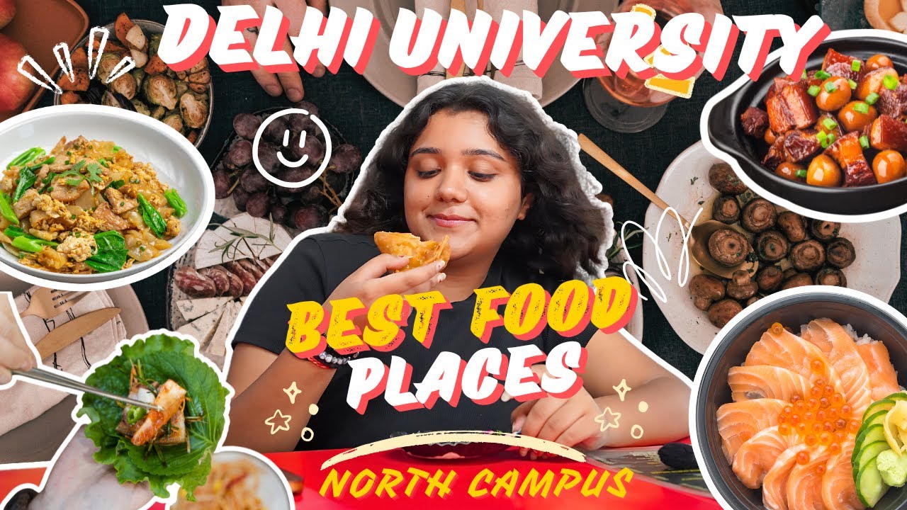FOOD TOUR OF Delhi University || North Campus || Most Visited || Best ...