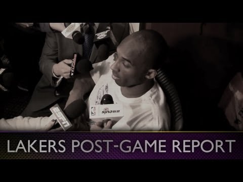 Lakers Post-Game: Kobe Talks Playoffs, Scoreboard, and Hack-A-Dwight Strategy