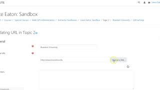 Turn on Editing in Moodle