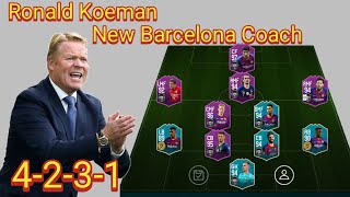 How to play R.Koeman - Tips and Tactical Guide PES MOBILE 2020