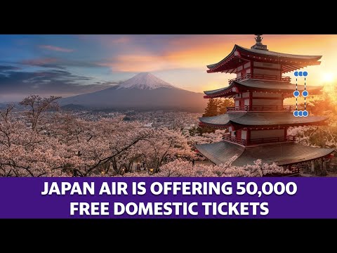 Japan Airlines Is Offering 50,000 Free Domestic Tickets For International Tourists