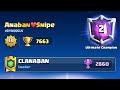 ¡Top 2 del mundo en +7663 Copas!!! 😱🏆 *partidas épicas* 🔥 | Clash Royale -Anaban CR