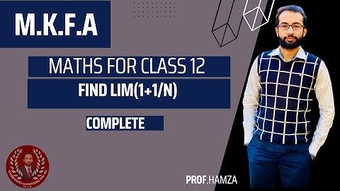 Prove that Lim(1+1/n)=e