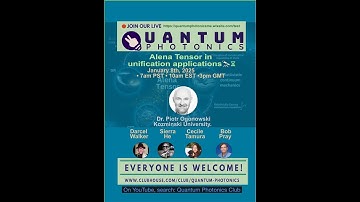 Alena Tensor in unification applications🔭⌛️ Dr Ogonowski 3.  1 8 25