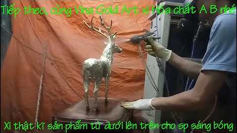 Hướng dẫn - xi nano trên tượng hươu chất liệu composite