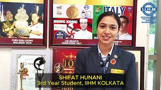 Celebrating Success: IIHM Kolkata's Shifat Hunani shares her journey
