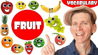 learn fruit with matt vocabulary for kids dream english