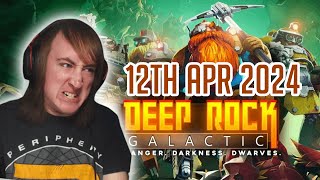 Zantor Plays Deep Rock Galactic - 12th Apr 2024
