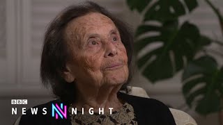 The Holocaust survivor sharing her story on TikTok - BBC Newsnight