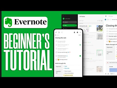 Evernote Tutorial For Beginners | How to Use Evernote 2022