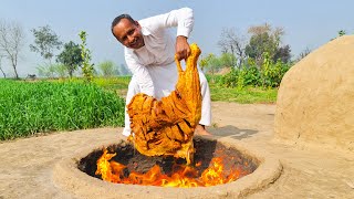 4 Hours Of Roasting A Huge Thigh Of Beef In A Tandoor Very Expensive Delicacy Mubashir Saddique