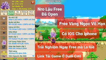 Nro Lậu Free / Đã Open Free Vàng Ngọc Vô Hạn , Có Sẳn Đệ Tử Có IOS Cho Ae Iphone Trải Nghiệm