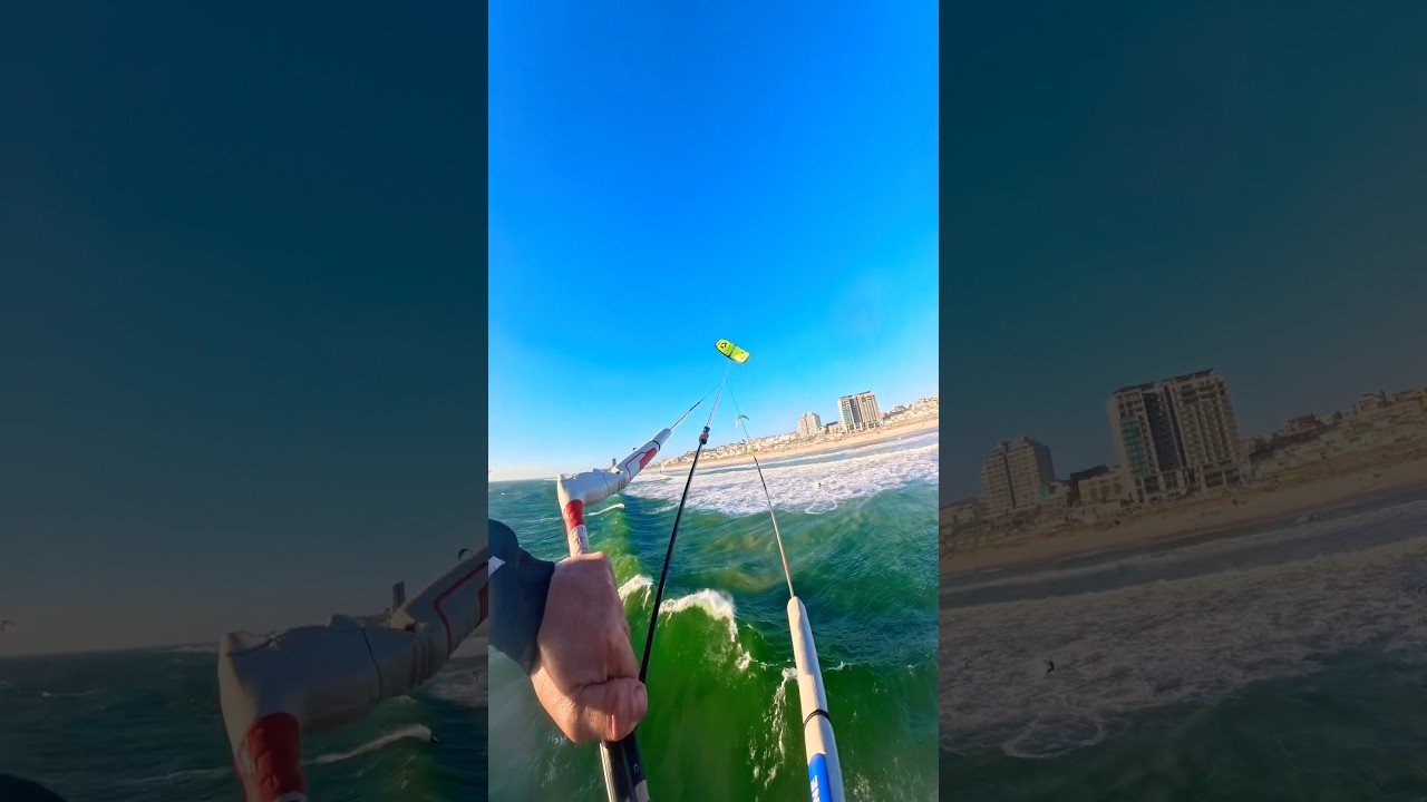 First loop on Cape Town! #courtintheact #kiteboarding #kiteloop #pov #freeride